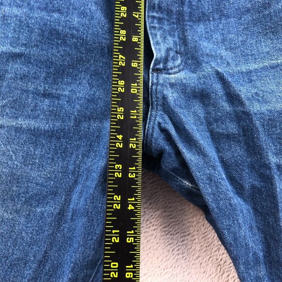 Wrangler Mens Jeans Size 40X30 Blue Denim Straight Leg Classic Casual Cotton - Picture 6 of 13